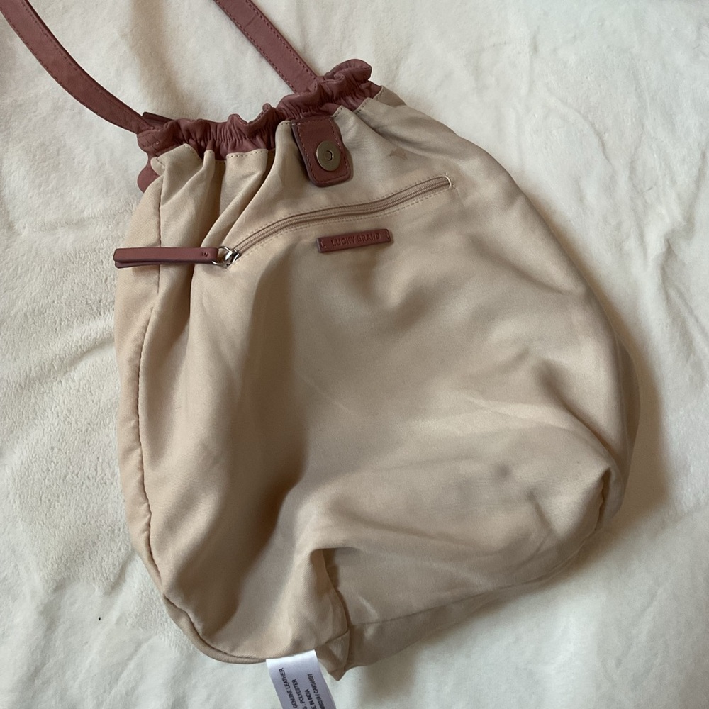 Lucky Brand Alva Hobo Shoulder Bag- Dusky Pink - Picture 5 of 7